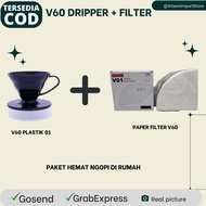 V60 DRIPPER PLUS PAPER FILTER ECONOMIC COFFEE PACKAGE/ Hario V60 V60 Filter Paper