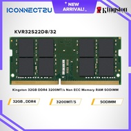 Kingston KVR32S22D8/32 32GB 2Rx8 4G x 64-Bit PC4-3200 CL22 260-Pin SODIMM