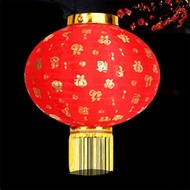 Chinese Lantern, Handmade Round Festive Lantern, Portable Hanging Red Chinese Traditional Lantern Ch
