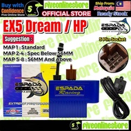 ESPADA Racing PRO CDI ECU 8 Mode No Need DYNO PNP EX5 DREAM HP / LC135 V1-V7 / Y125Z / KRISS Letup T