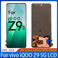 6.67" Original AMOLED For vivo iQOO Z9 5G I2302 I2218 LCD Display Digitizer Assembly For vivo iQOO Z
