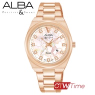 Alba Ladies นาฬิกาข้อมือผู้หญิง สายสแตนเลส รุ่น AH7Y10X1 / AH7Y10X (สีโรสโกลด์)