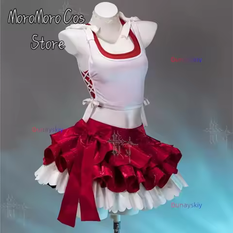 Anime Asuka Summer Sea Breeze Collab Daily Skirt Cosplay Outfit Full Set For Anime Expo Gathering Ch
