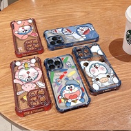 Case For Motorola MOTO Edge 50 60 FUSION 5G G60 G06 G24 Casing Cute Couple Cartoon Doraemon Airbag A