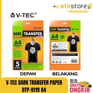 V-tec Dark Transfer Paper A4 300gsm