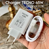100% Original TECNO 45W Charger hp