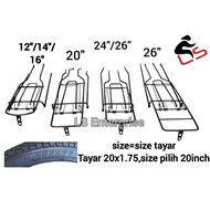 12/16/20/24/26" Pelantar Basikal Bicycle Rear Carrier