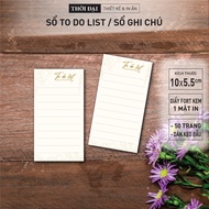 3 Notes / Tiny Notes on Super Smooth Japanese Cream Paper (10 x 5.5 cm)
