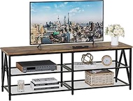TV Cabinet, TV Stand, Lowboard for TVs up to 65 Inches, TV Cabinet with 3 Open Compartments, TV Shel