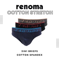 Renoma Cotton Stretch Mini Brief 313 - Men's Panties 3in1