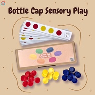 Bottle Cap Sensory Play Montessori Sensory Color