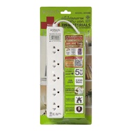 ปลั๊กไฟ Anitech แอนิเทค ปลั๊กไฟ มอก. 5 ช่อง รุ่น H1055 สายยาว 5 เมตร รับประกันสูงสุด 1 ปี