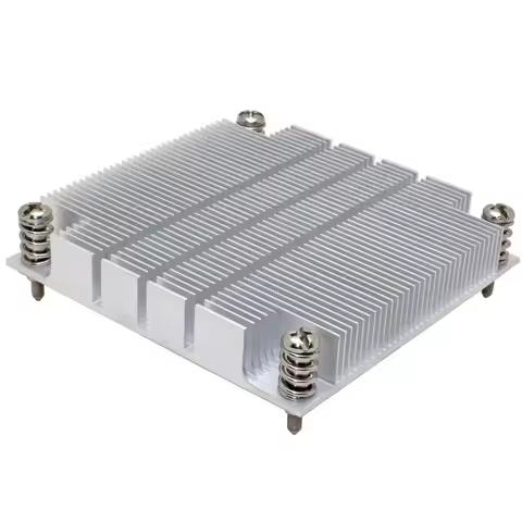1U Server CPU Cooler Aluminum Heatsink Radiator for Intel 1150 1155 1156 I3 I5 I7 Passive Cooling