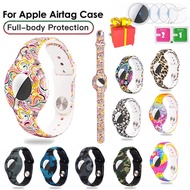 Kids Anti Lost Watch Band Compatible with Apple AirTag Bracelet for kids ,Silicone wristlet strap Protective Cover for AirTagS GPS Tracker,Adjustable Air tag Wristband for Kids Baby Todd
