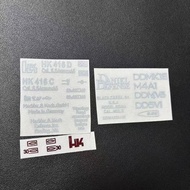 Metal hk416 Jin ldt416ak74um4ak Ming ddmk18 Lower Supply Accessories Huile Gray White Sticker
