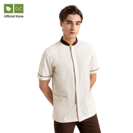 Ramsey Cream White Housekeeping Shirt Male