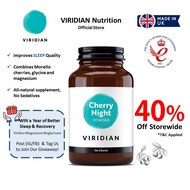 Viridian Cherry Night Powder, Sleep Formula, 150g, EXP: 10/27, 100% VEGAN, ORGANIC & PURE (JUNK-Free