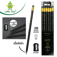 Little Tree ดินสอดำ 2B LUXURY BLACK (LUXURY BK PENCIL LITTLE TREE) แพ็ค 24 กล่อง