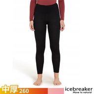 [Icebreaker] Free > Women's Warm Breathable High Waist Skinny Trousers Wool Sanitary Pants 260 Tech 