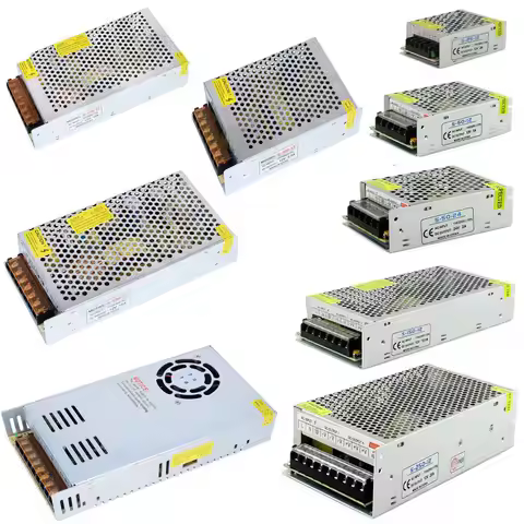 12V LED Transformer Power Supply Switch Adapter AC 110V-240V TO DC 12V 1.25A 2A 3A 5A 6A 10A Driver 