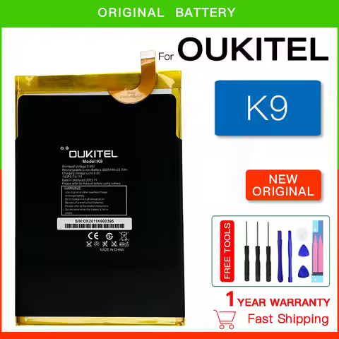 Original Battery OUKITEL K9 6000mAh Batteria For OUKITEL K9 battery 6000mAh Long standby time High M