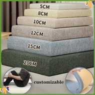 Foam cushion sofa cushion with fabric cover Sponge cushion high density cushion cushion 50D/35D with fabric cover cushion