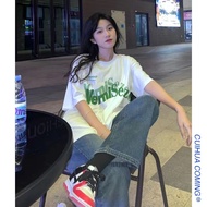 Summer New Women T shirt Oversize 4XL Fashion Korean Love Print Short-sleeved Loose Woman TShirt Cas