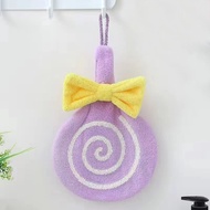 GRATIS ONGKIR - H6390 Handuk Gantung Motif Lolipop / Lap Tangan Bulu Tebal Lucu / Handuk Wastafel Ae