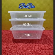 Thinwal DM Food Container/kotak Makan/Kotak Bekal/DM 500 Ml/DM 650 ML/