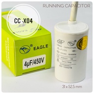 คาปาซิเตอร์ 4uF 450V Running Capacitor CC-X04