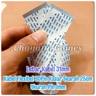Rough 30-Pin Flexible Cable Cable Unidirectional Length 25Cm - Pin Size 1Mm