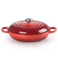 LE CREUSET French imported enameled cast iron wok seafood sukiyaki stir fry stew soup