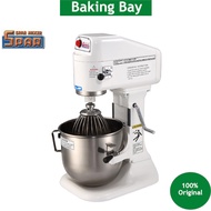 Original Taiwan SPAR Table Top Mixer SP-800 SP800 (White) 8 Litre Bowl-Lift Stand Mixers Heavy Duty 