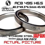 SPINTEC ACB495H6.5 JAPAN Chrome Steel Rubber Sealed Bearings for Bike Headset Giant Trek Headset