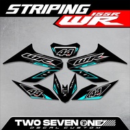 Yamaha WR 155 Striping - List of WR 155 - 33 sticker variations
