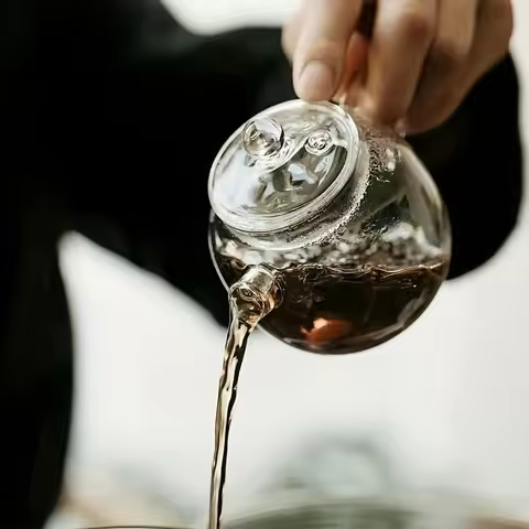 120/200ml Mini Clear Glass Teapot High Borosilicate For Hot Teapot For One Person Use Kung Fu Tea Fo