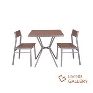 Living Gallery Torpoint Dining Set 2-Seater | Perfect For Limited Space | Functional Table Set