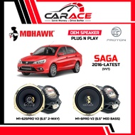 MOHAWK Speaker Saga VVT Plug and Play Speaker PNP Front Rear Door PROTON Saga 2016-Present OEM Car S
