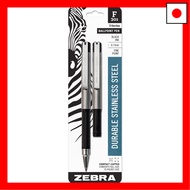Zebra F-301 Compact Ballpoint Pen, 0.7mm, Black, Pack of 2 (27412) by Zebra Pens