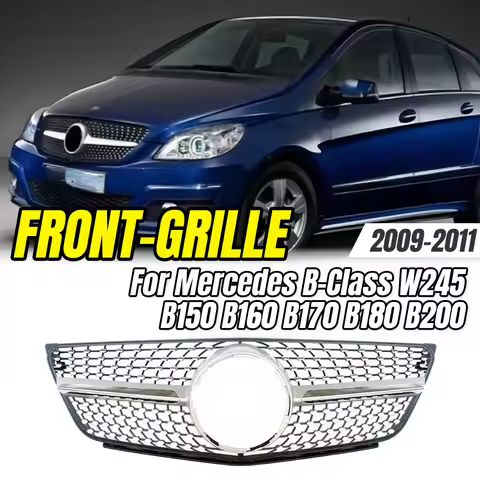 For Mercedes-Benz B-Class W245 B150 B160 B170 B180 B200 2009-2011 New Front Grill Car Styling Upgrad