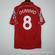 【Retro SSS+】06-07-08 Liverpool TORRES GERRARD High-Quality Retro Football Shirt for Home Customized