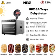 NBZ 6A Trays Dehydrator Machine Food Dryer Fruit Dryer Meat Dryer Dehydrator Oven mesin pengering ma
