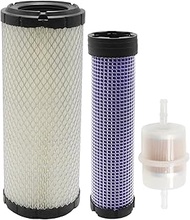 Saihisday 11013-7044 Outer Inner Air Filter, Replacement for Kawasaki FX651V FX691V FX730V FX751V FX