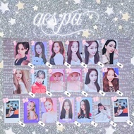 [READY] AESPA PHOTOCARD OFFICIAL karina giselle winter ningning pc trading card tc album caendy ctmi