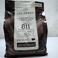 Callebaut 811 Dark Chocolate 54% / Black Chocolate Repack 250gr