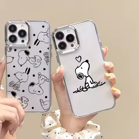 Snoopy Metal Lens Case For Samsung Galaxy A73 A72 A71 A51 A31 A50 A50S A30 A12 A13 A22 A21S A20S A11