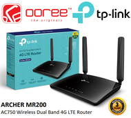 TP-LINK ARCHER MR200 MODEM ROUTER  AC750 WIRELESS DUAL BAND 4G LTE MODEM ROUTER WITH BUILT IN SIM CARD SLOT
