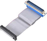 uxcell IDC Wire Flat Ribbon Cable DB37 Male to FC-40 Female Connector 2.54mm Pitch 20cm Length