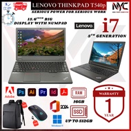 Lenovo ThinkPad X280/ E570/T470s/T490 i7 8TH GEN 32GB 1TB SSD Office Business Laptop 1Year Warranty