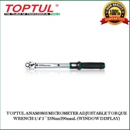 TOPTUL ANAM MICROMETER ADJUSTABLE TORQUE WRENCH (WINDOW DISPLAY)